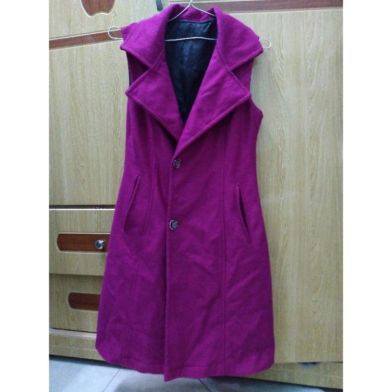 Gile blazer dạ dáng dài sz L