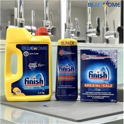 Combob Bột rửa bát Finish 2.5kg + Muối Finish 1.2kg + Nước trợ xả finish 750ml