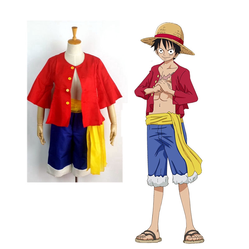 Bộ Đồ Hóa Trang Nhân Vật Luffy Phim Hoạt Hình One Piece