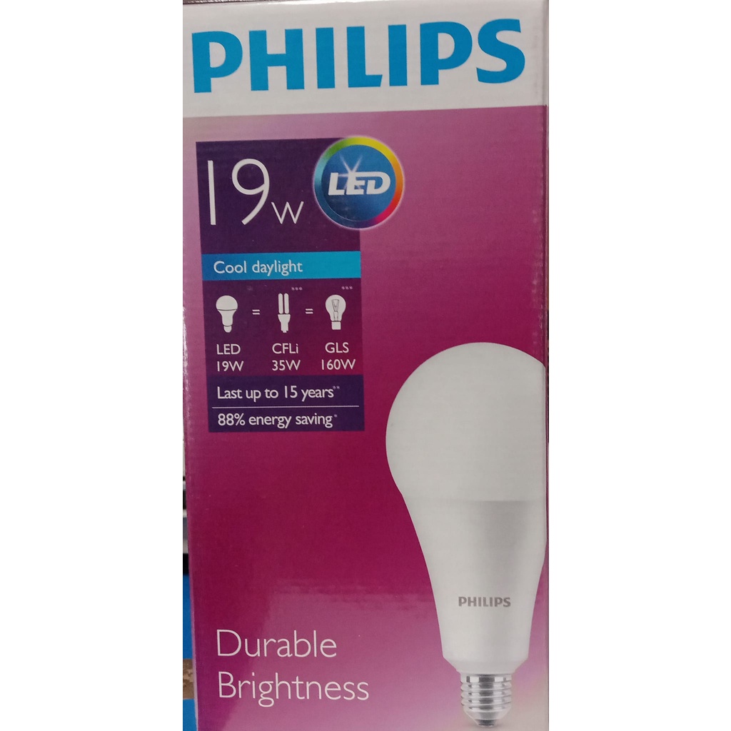 Bóng đèn Ledbulb 19W E27 Philip - trắng