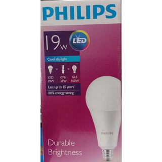 Bóng đèn ledbulb 19w e27 philip - trắng