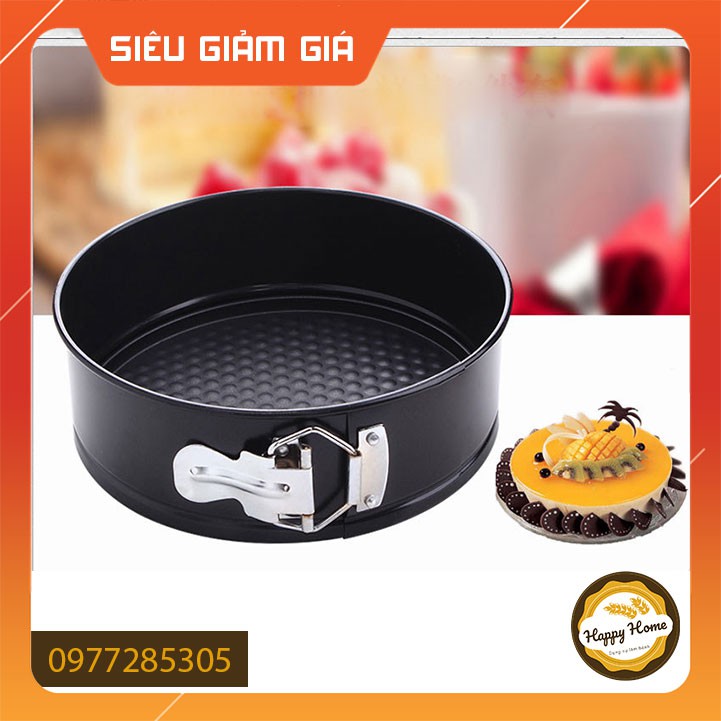 Khuôn tròn chống dính CHẤT LƯỢNG CAO đế rời có khóa 8inch