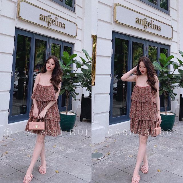 Váy Hoa Nhí 3 Tầng