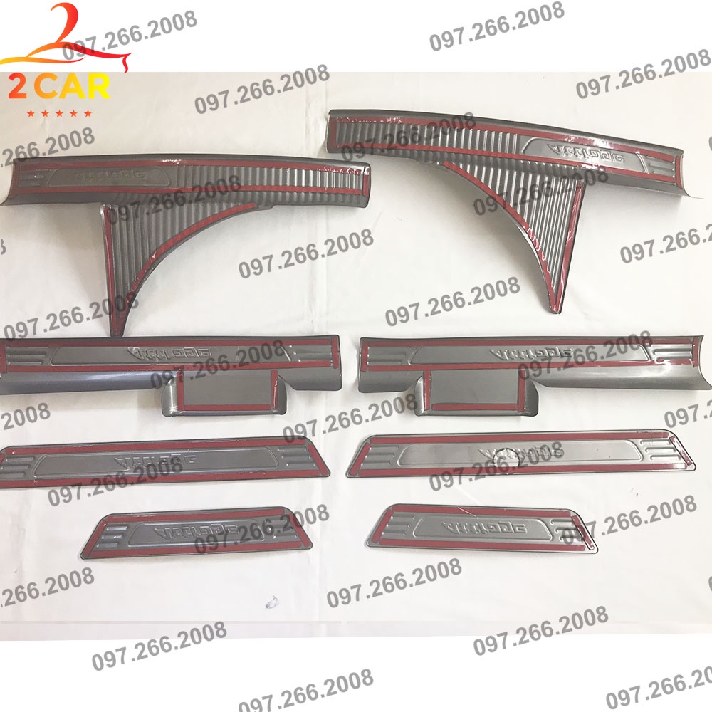 [Mã LIFEAU5SALE giảm 20k đơn 50k] Ốp bậc cửa, Nẹp bước chân trong, ngoài xe Attrage 2016- 2021 – Mẫu Titan