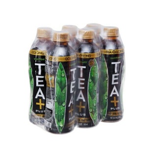 Trà Ô long Tea+ Plus Vị Chanh 455ml 6 chai