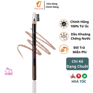 Chì Kẻ Chân Mày Dạng Chuốt Có Đầu Chải, Vuất Chân Mày Vào Nếp - Eyebrow Pencil Australis