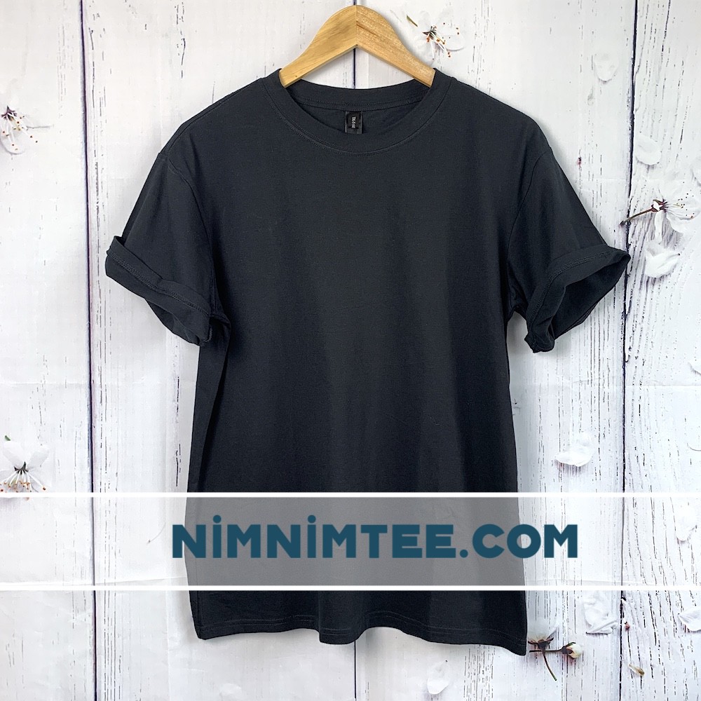 Áo thun basic đen trơn áo phông freesize form Unisex