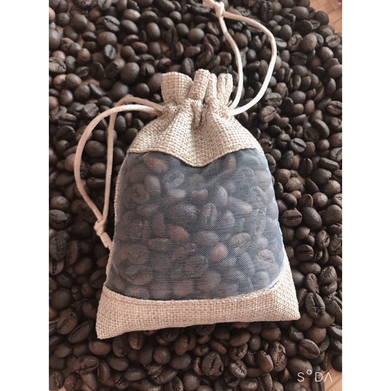 Túi cà phê khử mùi treo xe, để phòng