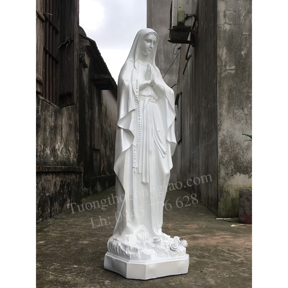 Tượng Đức Mẹ Lộ Đức 1m2