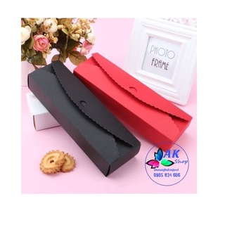 SET 10 HỘP GIẤY ĐỰNG BÁNH CHỮ NHẬT DÀI 23*7*4 ( 2122.039)
