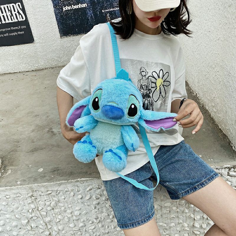 ba lô stitch xanh  dễ thương