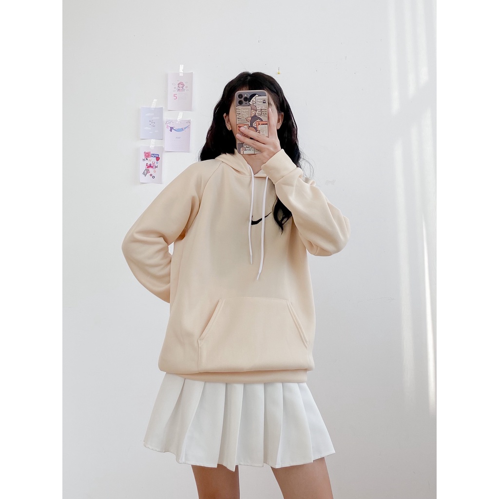 [HÀNG CÓ SẴN] Áo hoddie nữ May Boutique áo hoodie oversize mũ thêu AHZ21H_110.002 | BigBuy360 - bigbuy360.vn