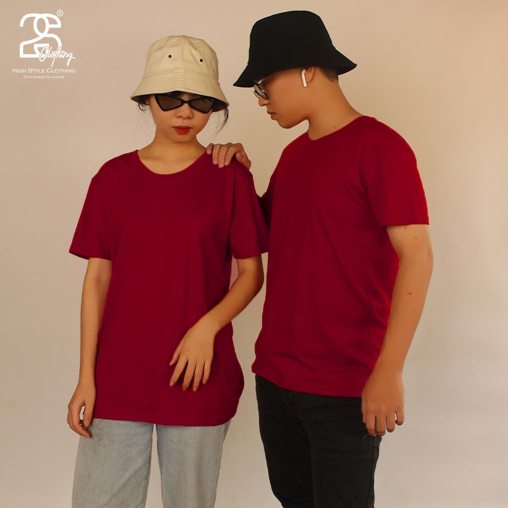 Áo Phông Trơn Nam Nữ Tay Lỡ Form Rộng Basic Tee 2S Clothing, Áo Thun Form Rộng Cotton Chính Hãng