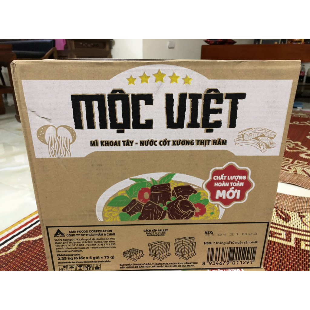 THÙNG MÌ MỘC VIỆT 30G GÓI