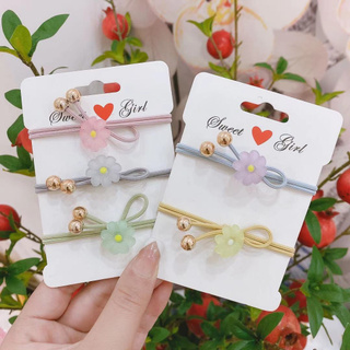 Dây buộc tóc đính nơ bông hoa hàn quốc 💖💖💖