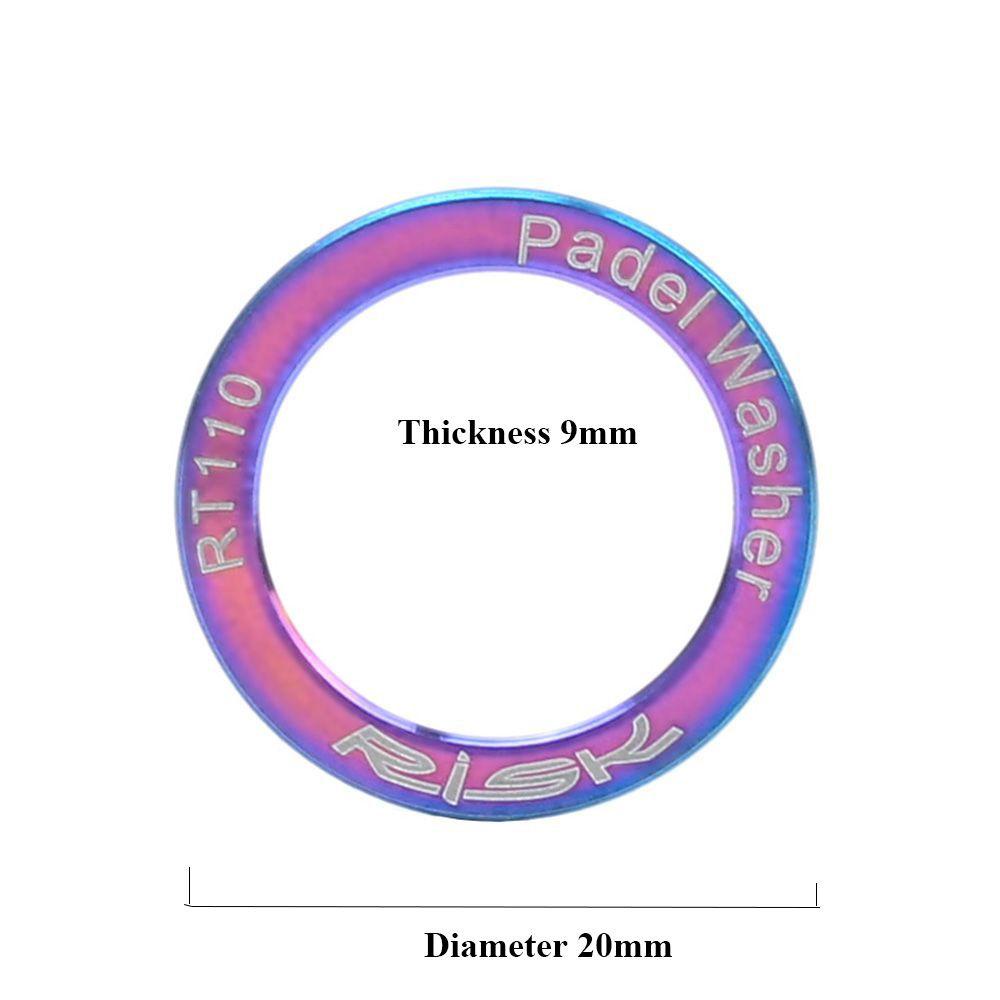Bộ 2 Vòng Đệm Nối Dài Bằng Hợp Kim Titan Cho Bàn Đạp Xe Đạp