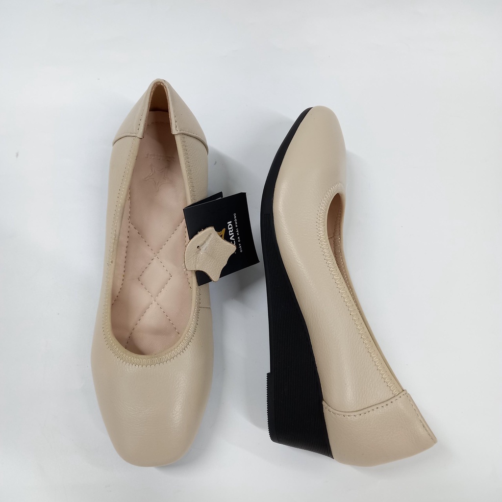 Giày đế xuồng ICARDI khâu chỉ viền 3cm