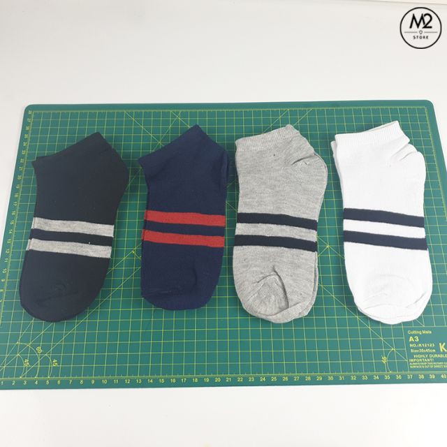 Mua 3 tặng 1-Vớ tất cổ ngắn nam nữ unisex Nhật Bản theo công nghệ nano cao cấp Ximo- Hanayuki Asia