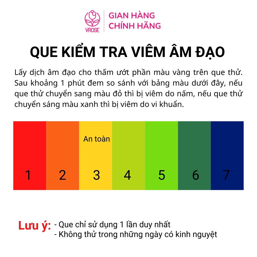 Que thử viêm phụ khoa nhanh chóng chính xác - Tặng kèm cốc