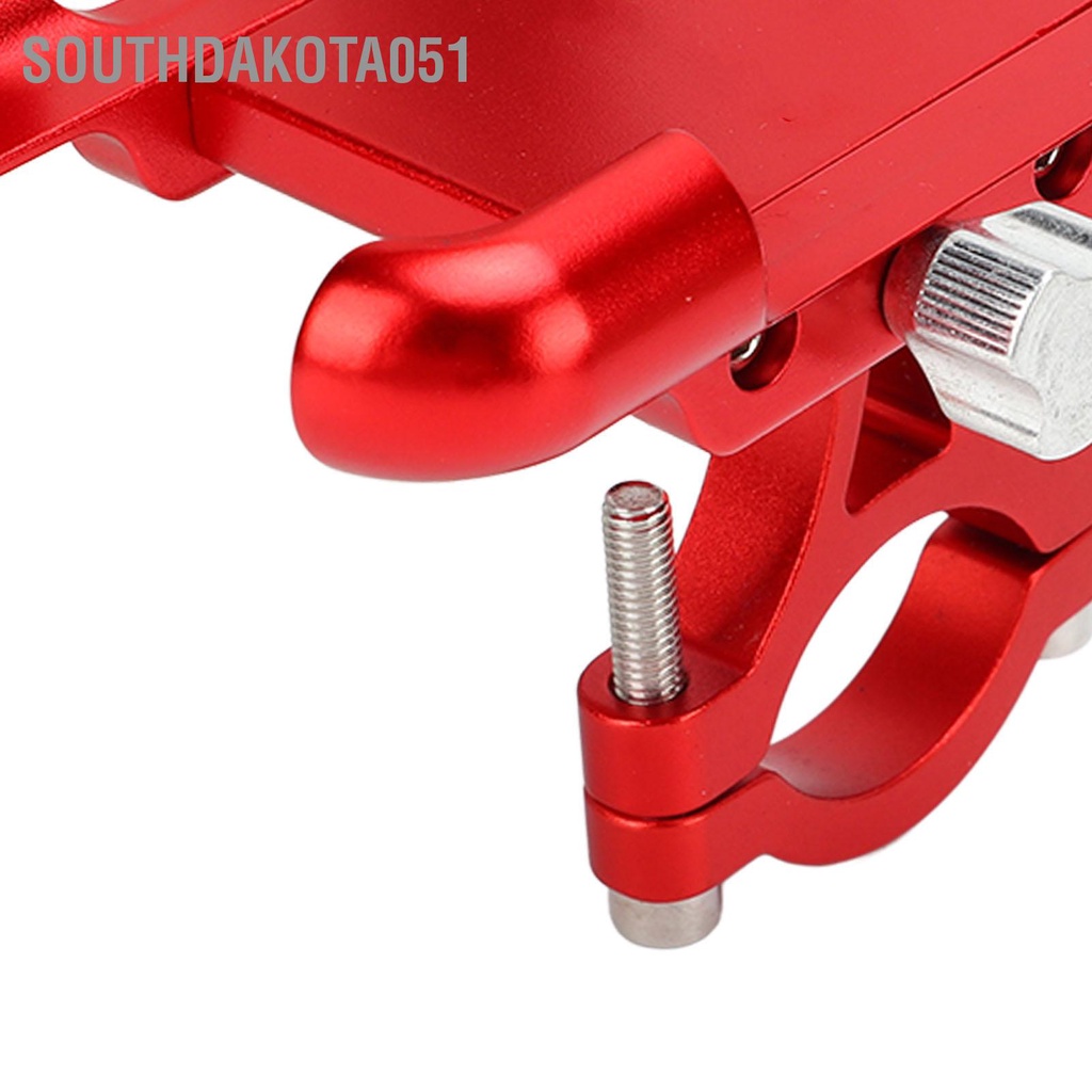 Hàng Sẵn Giá đỡ điện thoại trên xe đạp có thể điều chỉnh bằng hợp kim nhôm chống rung ngoài trời【Southdakota051】