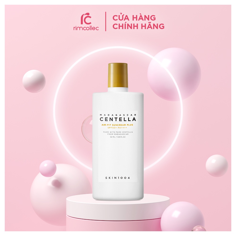 Kem Chống Nắng Chiết Xuất Rau Má Dành Cho Da Nhạy Cảm Skin1004 Madagascar Centella Air-Fit Sun Cream Plus