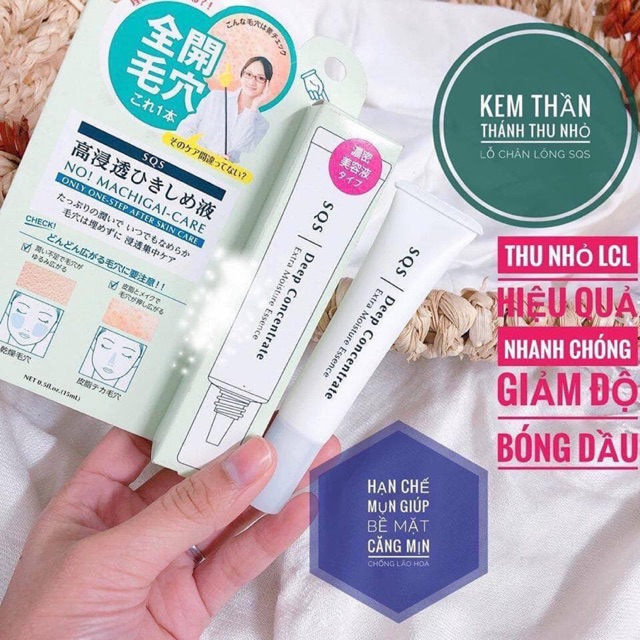 Tinh Chất SQS Siêu Se Khít Lỗ Chân Lông Nhật Bản - 15ml