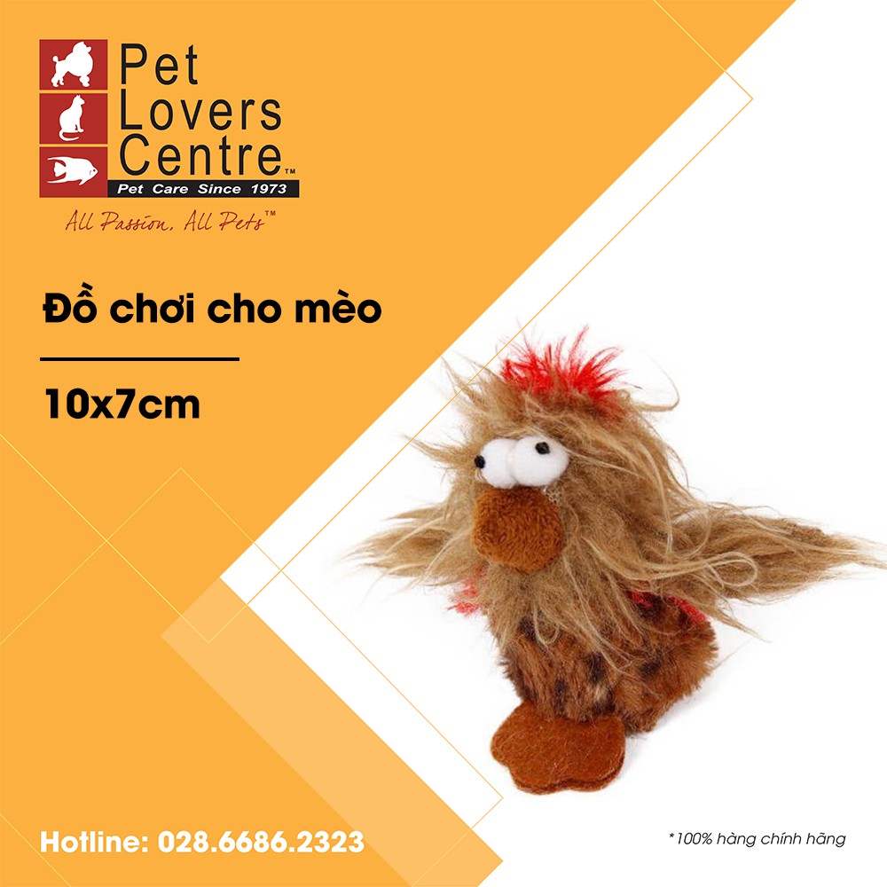 ĐỒ CHƠI CHO MÈO - TRUSTIE - CAT TOY - CHICK (BROWN)