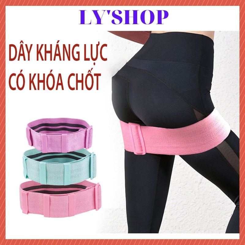 Dây kháng lực CÓ KHÓA CHỐT 🔥𝑭𝑹𝑬𝑬𝑺𝑯𝑰𝑷🔥 MINIBAND  dây kháng lực tập mông ,dây kháng lực tập gym ( BODY CARE)