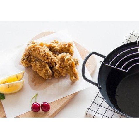 Giấy Thấm Dầu Chiên Mẫu Mới Hình Chữ Nhật 20X22 Cm Loại 40 Tờ/ Tập