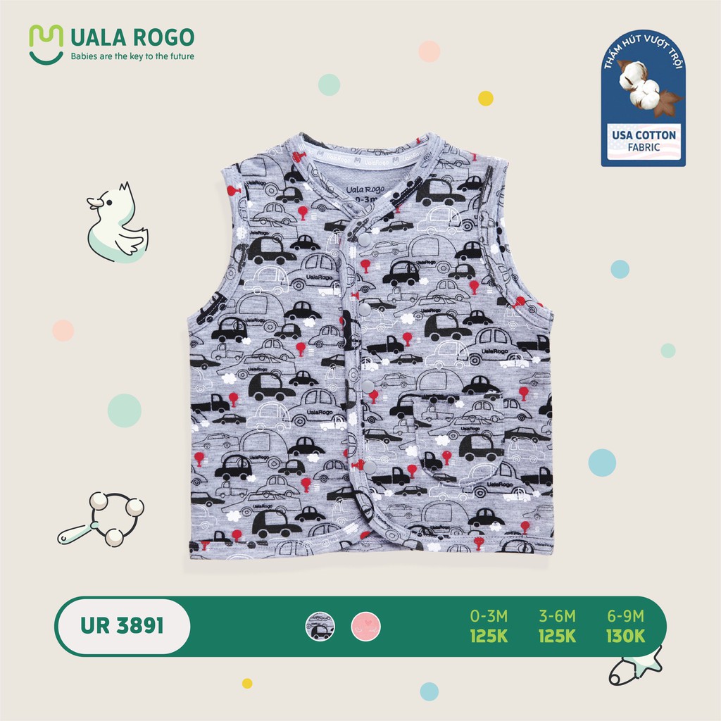 UR3891 Gile Uala Rogo in hình chất cotton