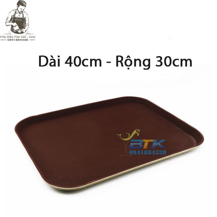 Khay Bê Đồ Chống Trượt - Khay Phục Vụ 40Cmx30CM