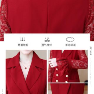 ĐẦM ÔM CỔ VEST TAY LOE PHỐI NÚT