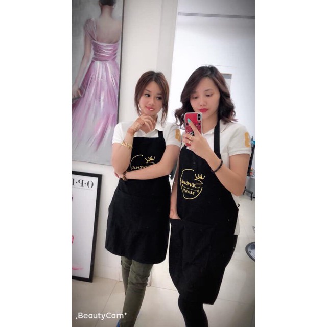 Tạp dề cho spa, nails, phun xăm, thẩm mỹ