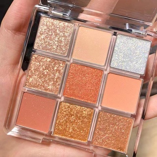 Bảng phấn mắt nhũ lì 9 ô vuông