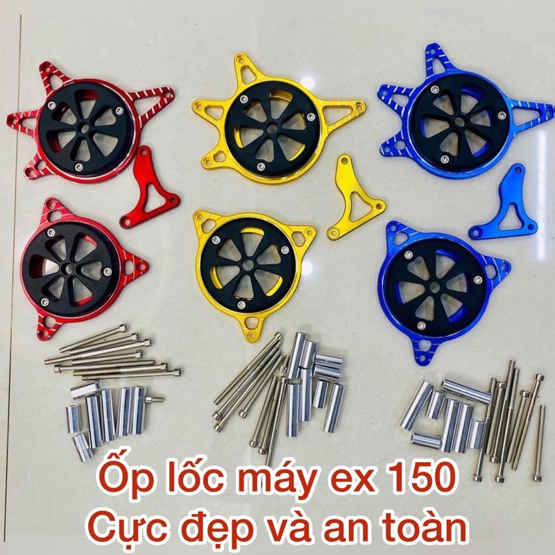 Ốp lốc máy nắp ex 150 gắn zin