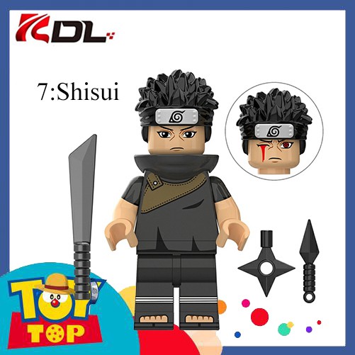 [Một con] Đồ chơi nhân vật Naruto Ninja - Minifigures các mẫu Sasuke , Itachi , Konoha , Hyuga , Uchiha ...KDL 802