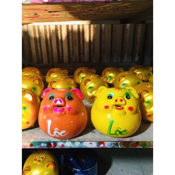 Heo đất/Lợn đất cute viết chữ theo yêu cầu T2