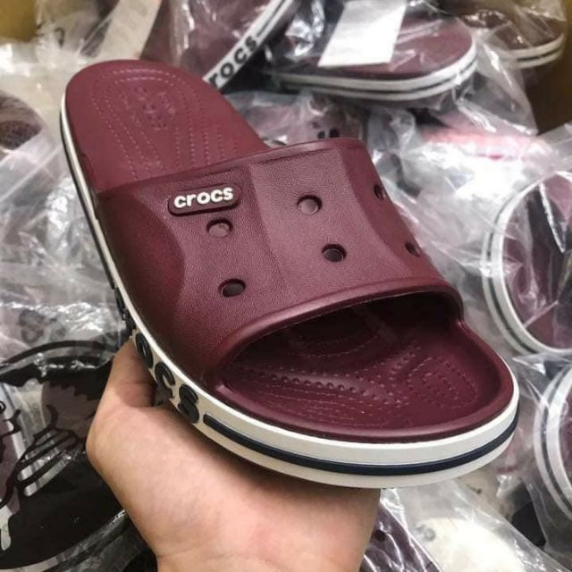 [ Hàng Có Sẵn- Full Box] Dép Lê Unisex Nam Nữ Màu Đỏ Đô