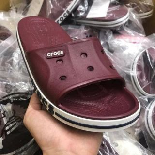 Dép lê unisex nam nữ màu đỏ đô