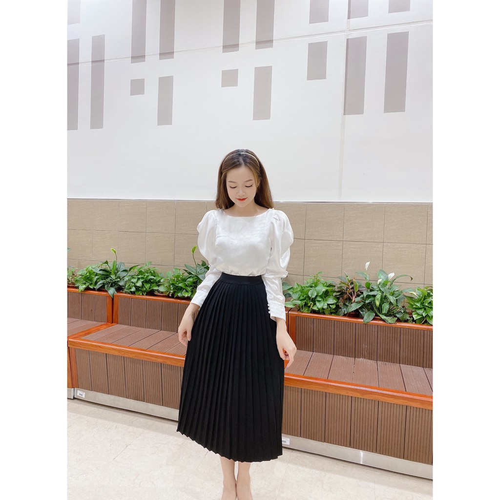 ÁO LỤA TAY BỒNG ĐÍNH NGỌC