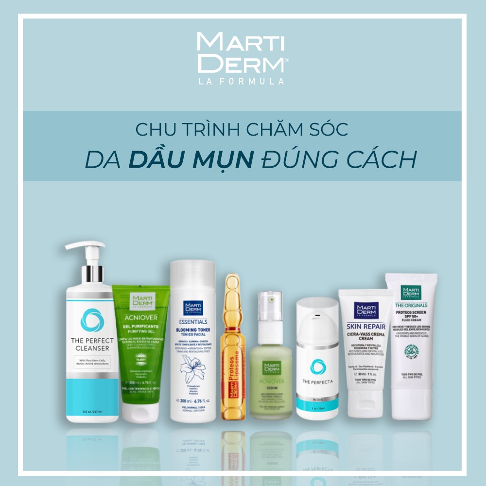 [MARTIDERM] Gel rửa mặt cho da dầu mụn MARTIDERM PURIFYING GEL