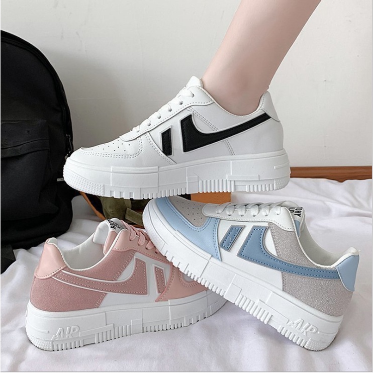 Giày thể thao nữ đế độn, Giày sục nữ ,sneaker siêu xinh hottrend 2021