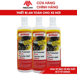𝗖𝗵𝗮𝗶 𝗫𝗶̣𝘁 Bóng Xe Ô Tô, Chai Xịt Bảo Vệ Bề Mặt Ô Tô, Gỗ, Nhựa, Cao Su, Da Nội Thất Xe Sonax