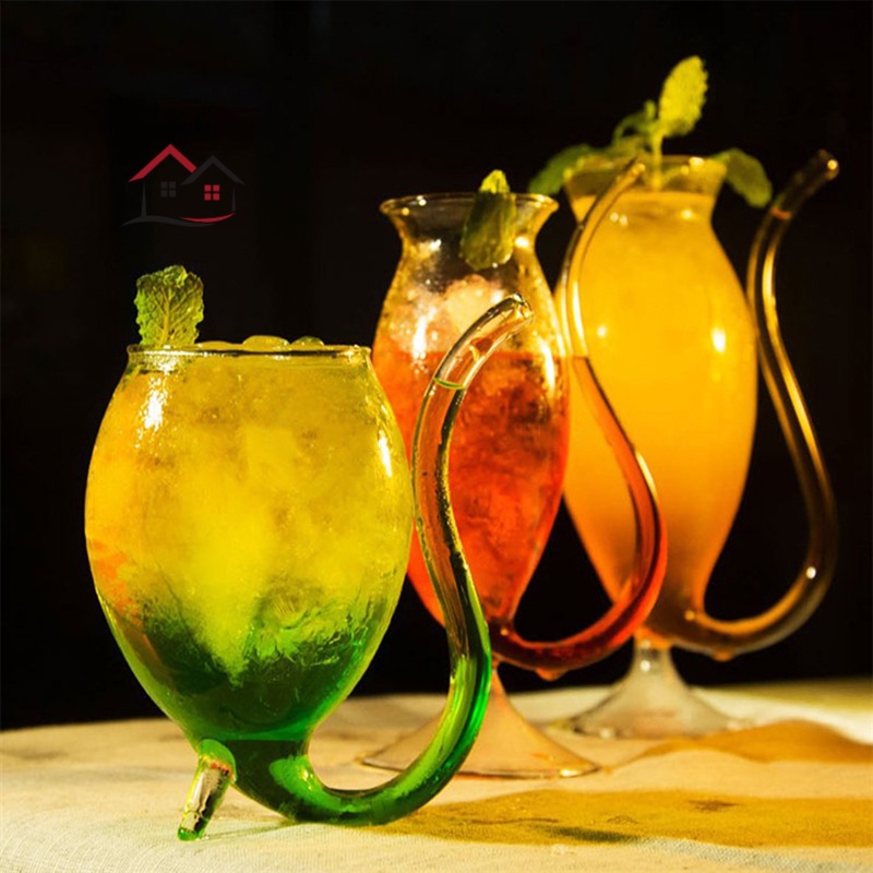 1 Cốc Uống Rượu Bằng Kính Thủy Tinh 300/ Nhỏ Sáng Tạo Dùng Trong Tiệc Tùng/Quán Bar/Nhà Ở