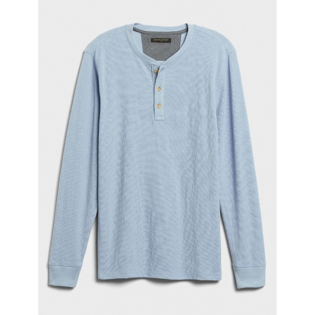 Áo thun nam dài tay cổ tàu BANANA REPUBLIC xuất xịn mã 2 | BigBuy360 - bigbuy360.vn