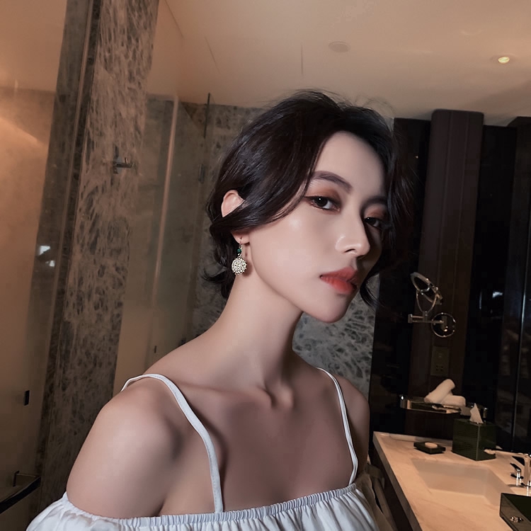 Bông tai nhỏ kiểu Hàn Quốc cao cấp phong cách retro