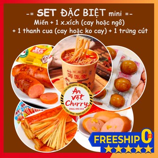 Set ăn nhẹ đủ chất, gọn nhẹ, thơm ngon, chất lượng - Ăn vặt Cherry