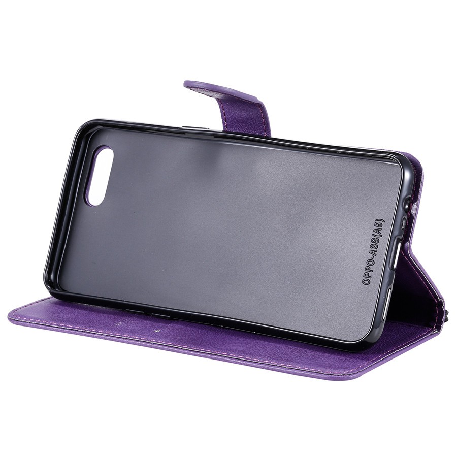 Ốp điện thoại cứng dạng nắp gập đơn giản thời trang dành cho OPPO A5/A3S/A7/A5S | BigBuy360 - bigbuy360.vn