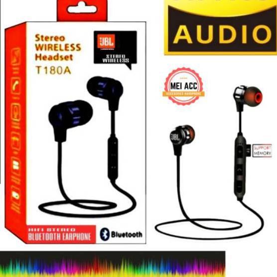 Tai Nghe Bluetooth Không Dây Jbl T180A Có Khe Cắm Thẻ Nhớ