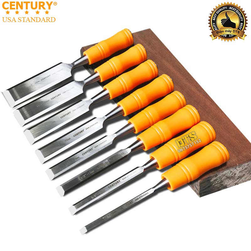 Đục gỗ CENTURY USA STANDARD chuẩn Mỹ mũi dẹt - Hàng chính hãng - Bản mới nhất